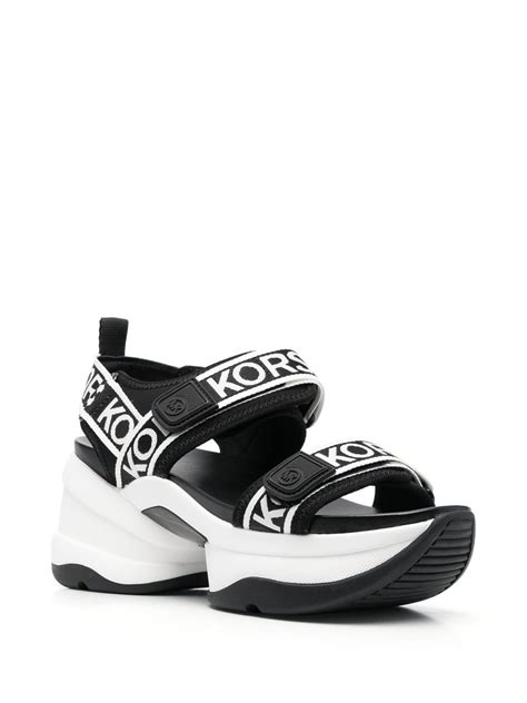 Maverick Logo Print Sandal 